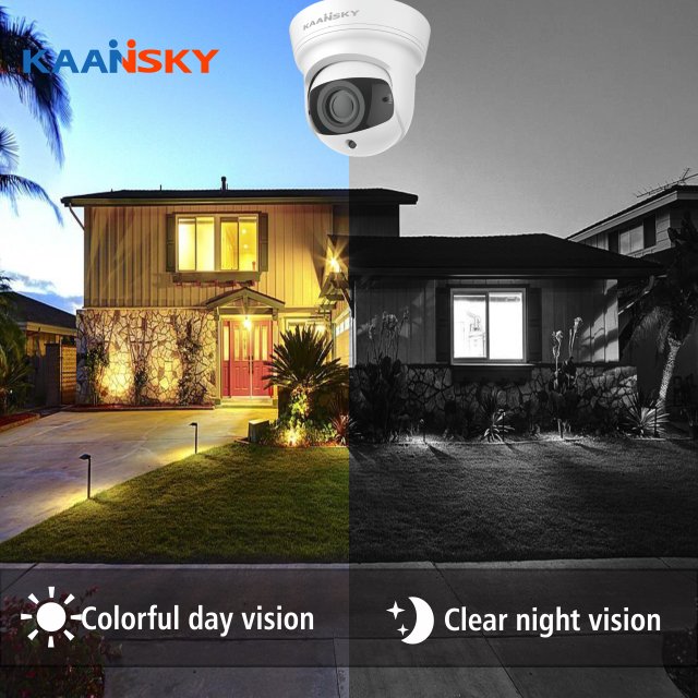 new product 5mp indoor vari-focal lens 4 in 1 dome camera