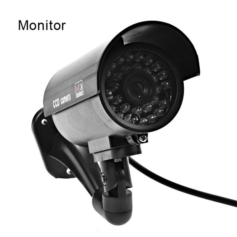 LUCKARM Black Dummy Bullet CCTV Camera Waterproof Analog Night Vision Indoor Outdoor Use 1-Year OEM ODM