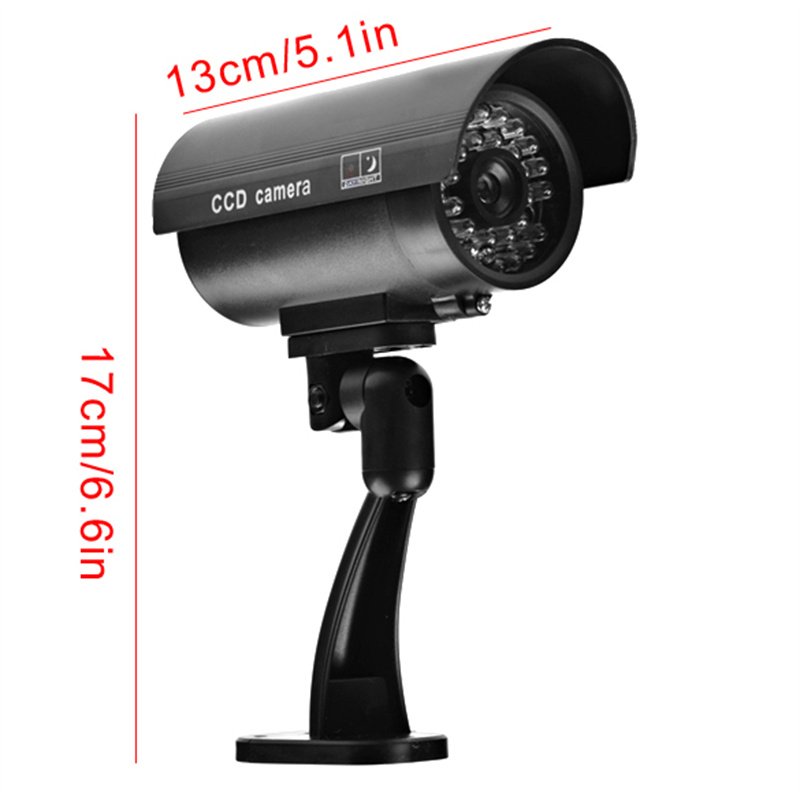 LUCKARM Black Dummy Bullet CCTV Camera Waterproof Analog Night Vision Indoor Outdoor Use 1-Year OEM ODM