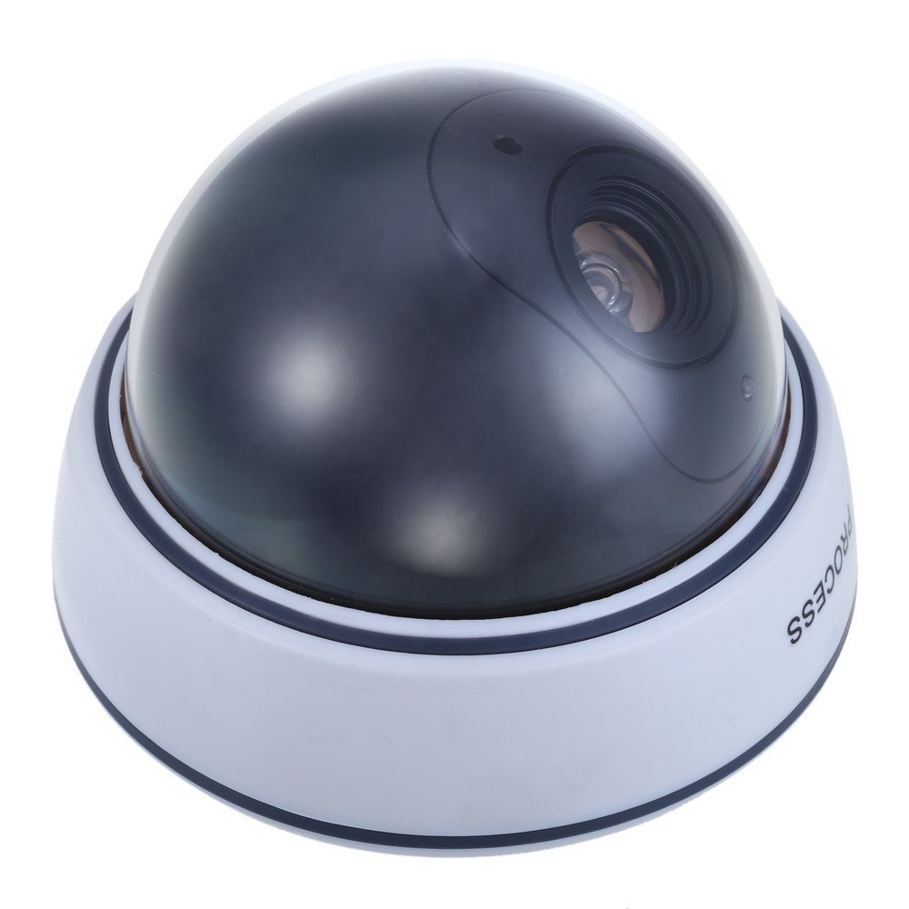 Dome Dummy CCTV Security Camera LED Light Indoor/Outdoor Waterproof Network Night Vision OEM Customizable