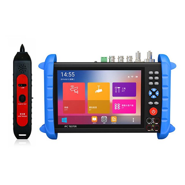 7 inch all function 8MP CVI TVI AHD SDI multimeter TDR optical power meter IPC camera tester monitor cctv testers