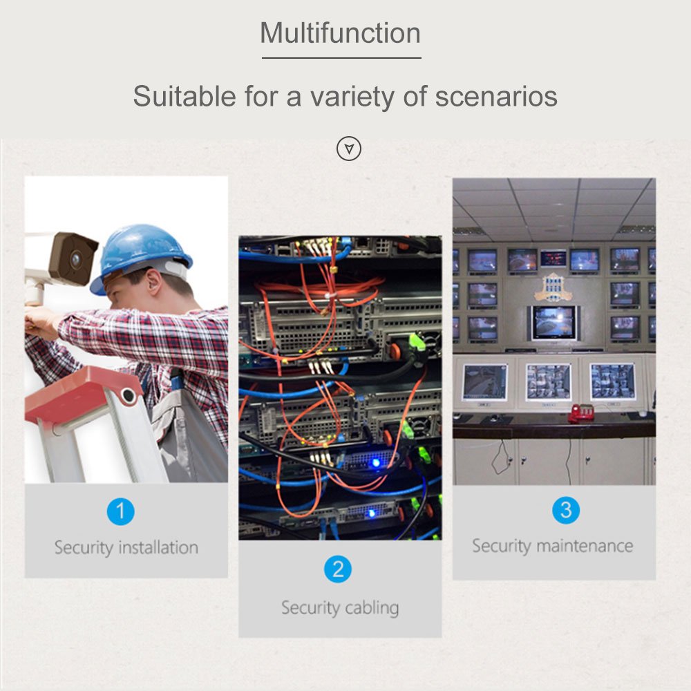 7 inch all function 8MP CVI TVI AHD SDI multimeter TDR optical power meter IPC camera tester monitor cctv testers