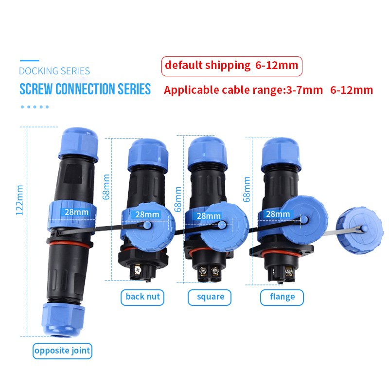 Aviation Plug High Cost Performance sp 20 4pin docking Plastic Connectors electrical plug waterproof power cables