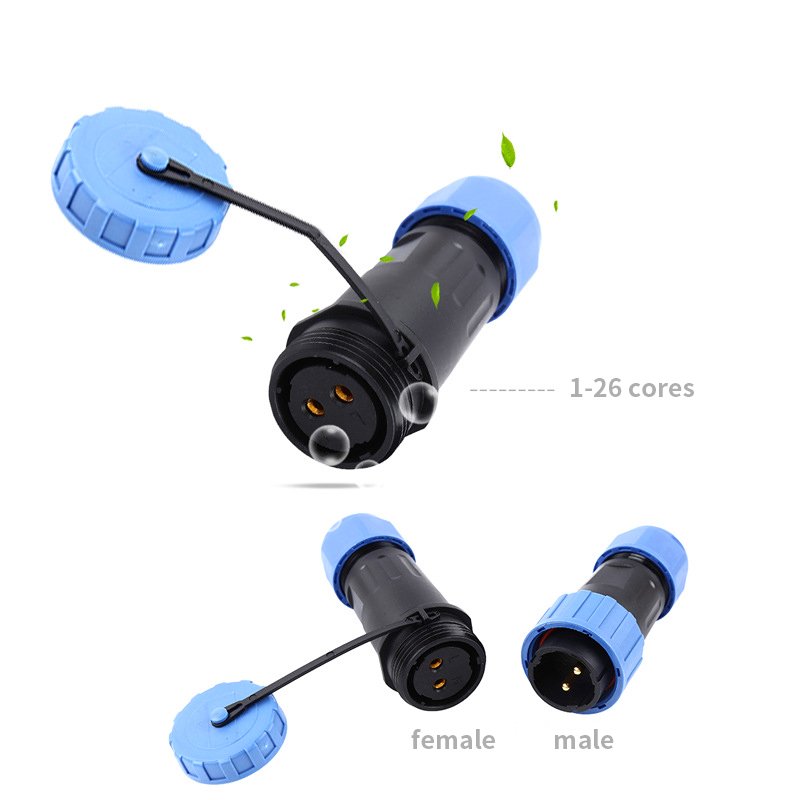 Aviation Plug High Cost Performance sp 20 4pin docking Plastic Connectors electrical plug waterproof power cables