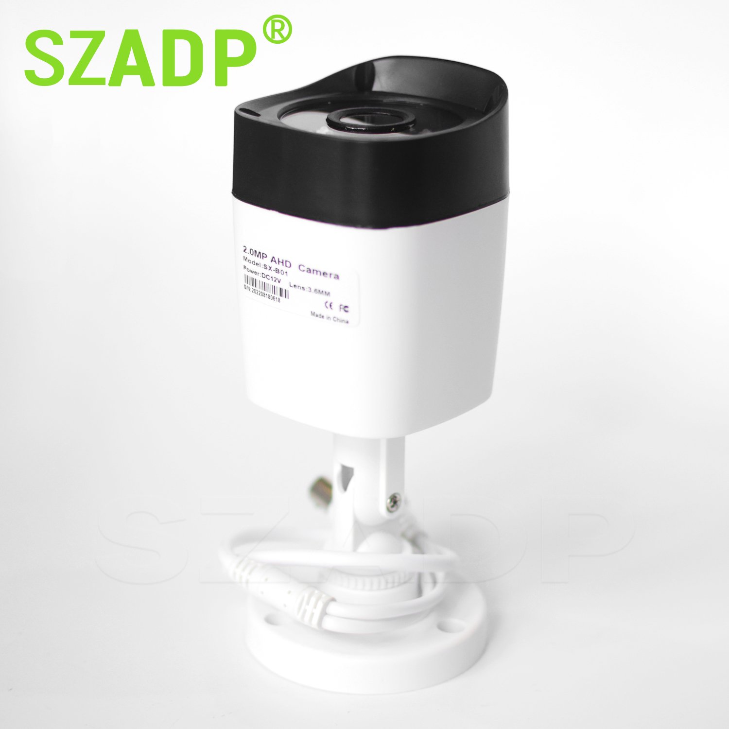 Plastic Housing Analog Waterproof CCTV Camera 720P Indoor AHD Camera Outdoor Night Vision Security Camera