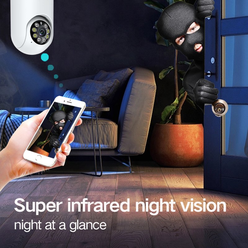 Xiongmai Programmes ICSEE App IP Camera HD 3 Million Resolution PTZ Dome Camera AI Detection Smart WiFi Surveillance Camera