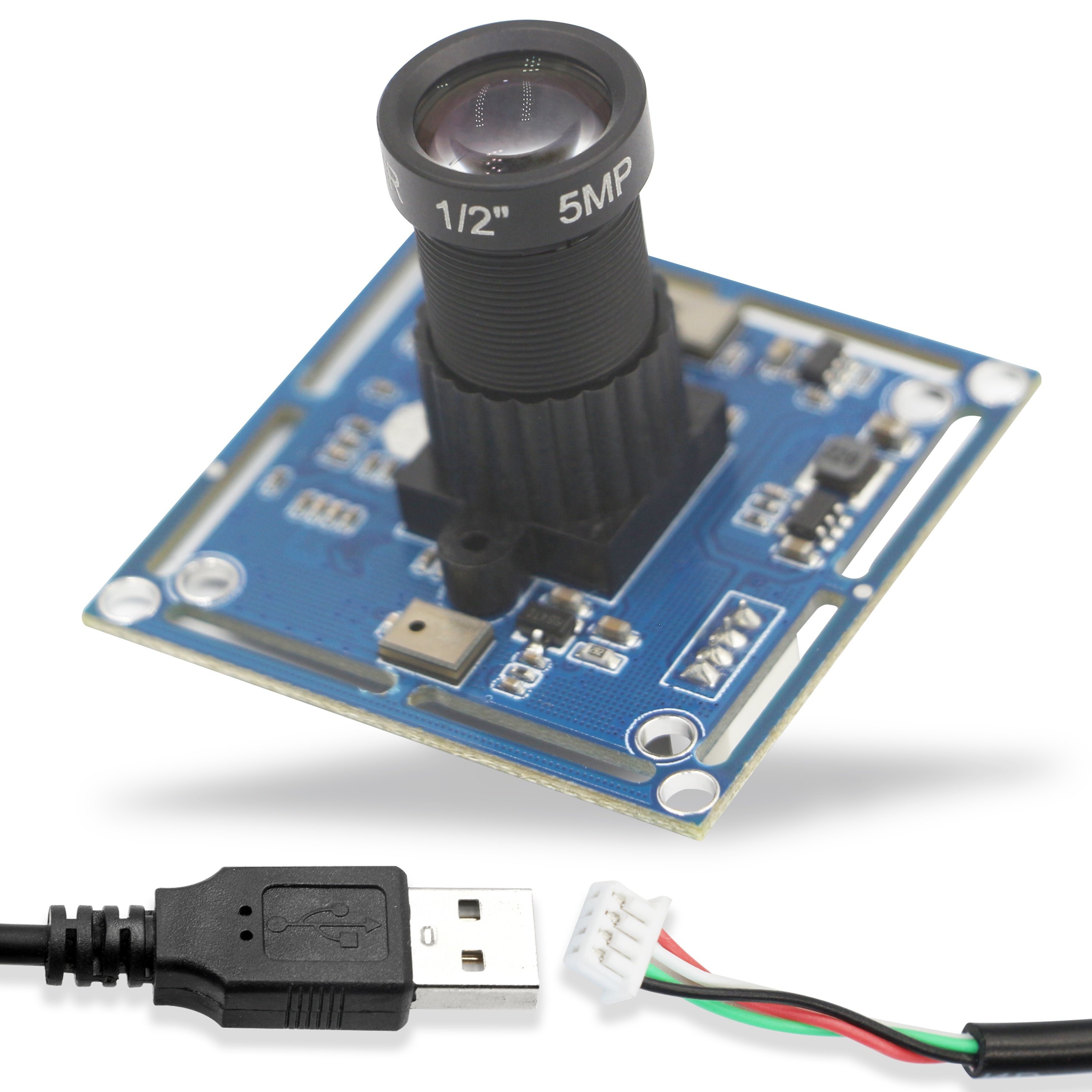 HZ OEM IMX323 telephoto lens USB Mini 2MP Camera Module HD UVC driver free 1080p delivery robot surveillance CMOS camera modules