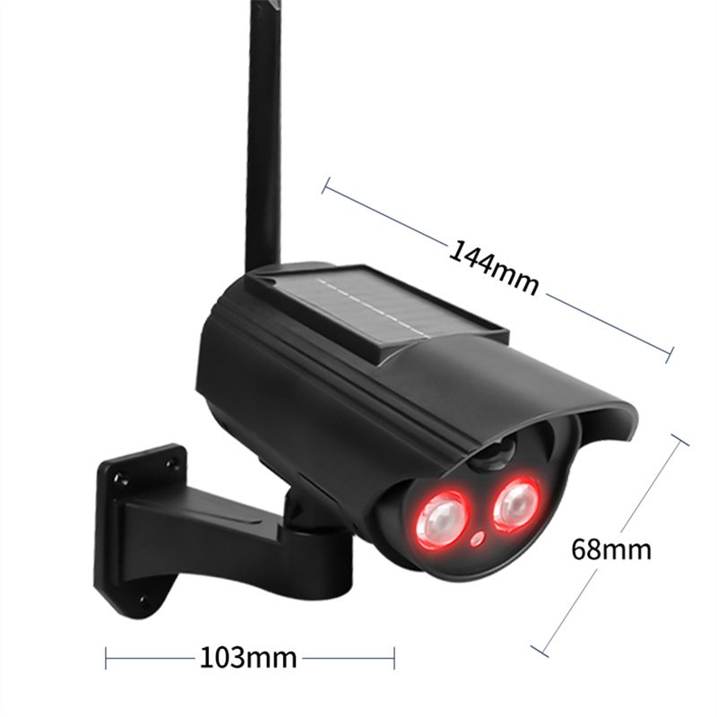 Dummy Camera Solar Powered solar motion infrared sensor Lamp with swivel head Solar Decoy Camera sensor light with solar panel