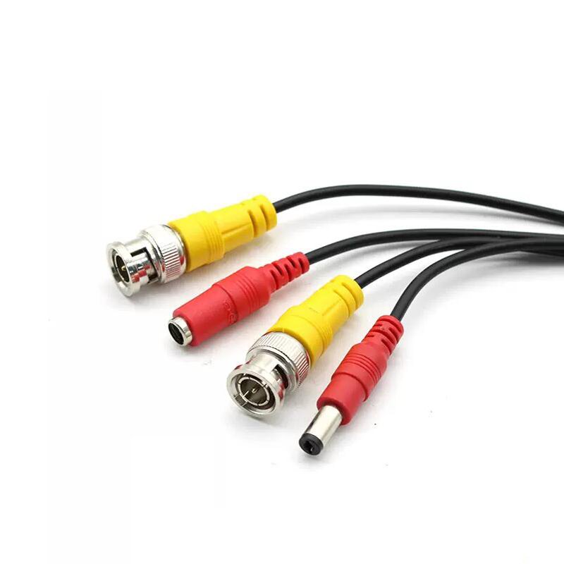 30M BNC Video Power Cable HD-TVI HD-CVI Digital Analog 1080p Black CCTV Cable for CCTV Security Cameras DVR System Installation