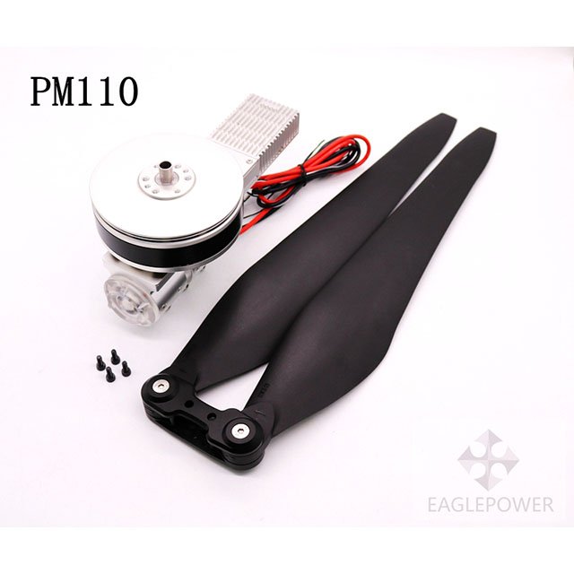 Big Drone Motor Brushless motor Carbon Tube Propeller PM110 power combo drone propeller kit High Power