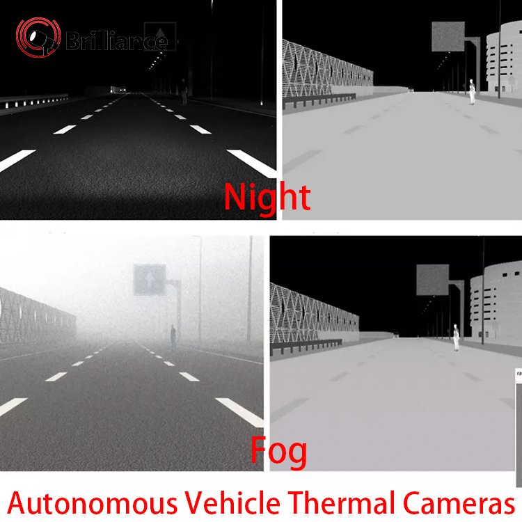 Long Distance Anti Fog 384*288 Avoid Obstacles Vision Safety System Thermal Car Infrared Imaging Camera