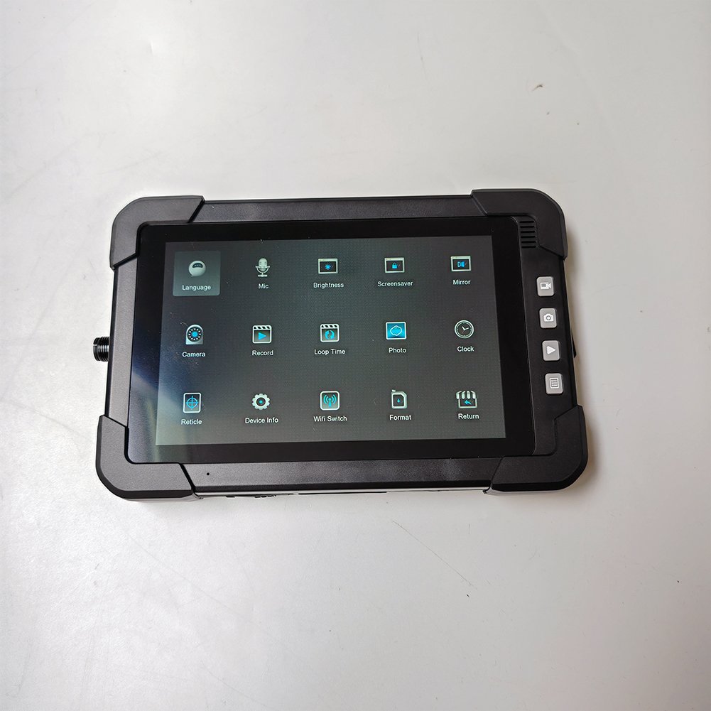 4K 7inch IPS Touch Screen Portable AHD Analog CCTV Camera Recording Monitor Support WiFi Wireless Transmission