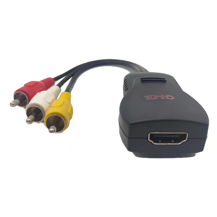 Hot Sale Converts Digital HDMI Video To Analog RCA AV Adaptor HDMI To Composite Converter