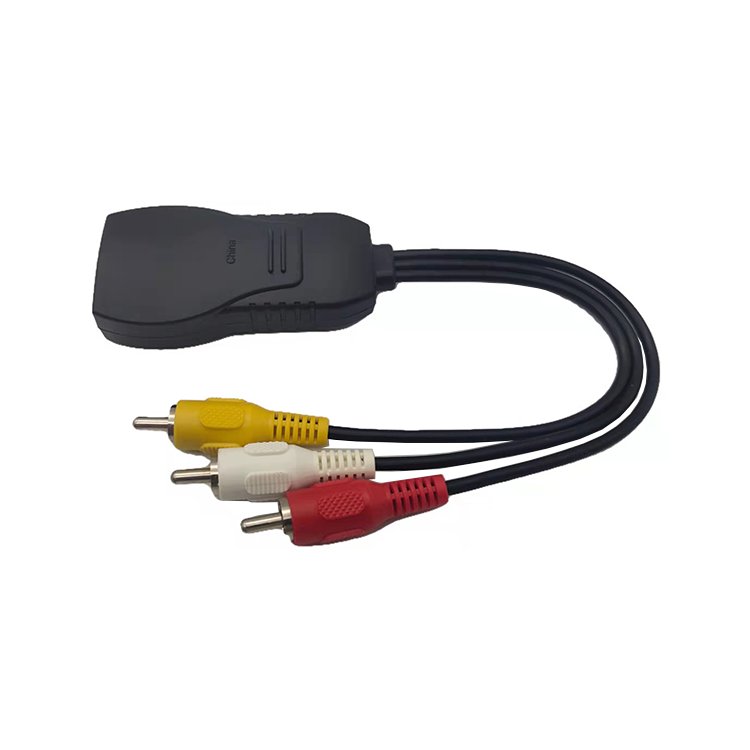 Hot Sale Converts Digital HDMI Video To Analog RCA AV Adaptor HDMI To Composite Converter