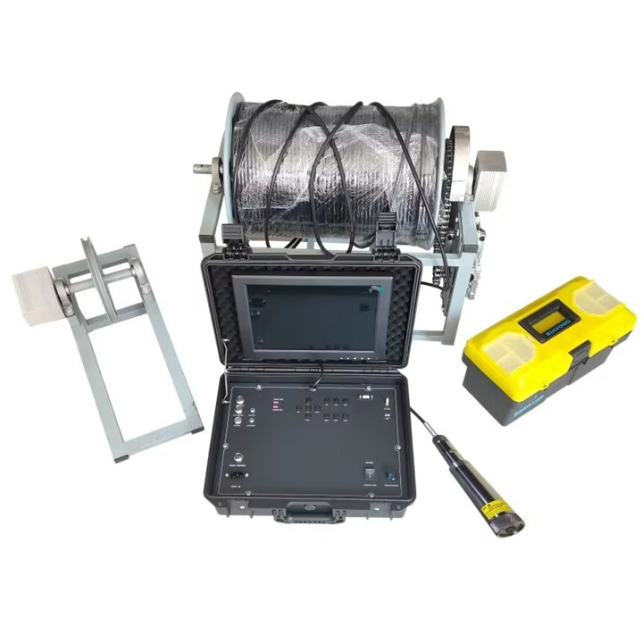 50mm Panoramic Electric Standard Well Camera for Pipe Inspection 200m LED Factory Sale Outdoor Viewable Deep Well Camera