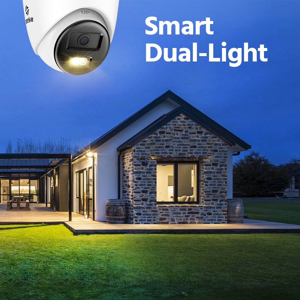 ANNKE Outdoor/Indoor IP67 3K(5MP) hi kvision camera analog With Clear day and night vision Support 512 GB mini turret camera