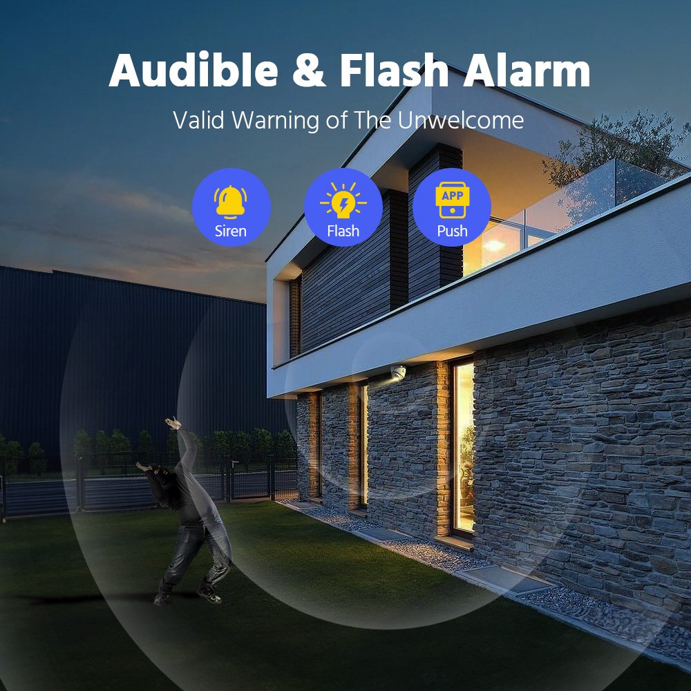ANNKE Outdoor/Indoor IP67 3K(5MP) hi kvision camera analog With Clear day and night vision Support 512 GB mini turret camera
