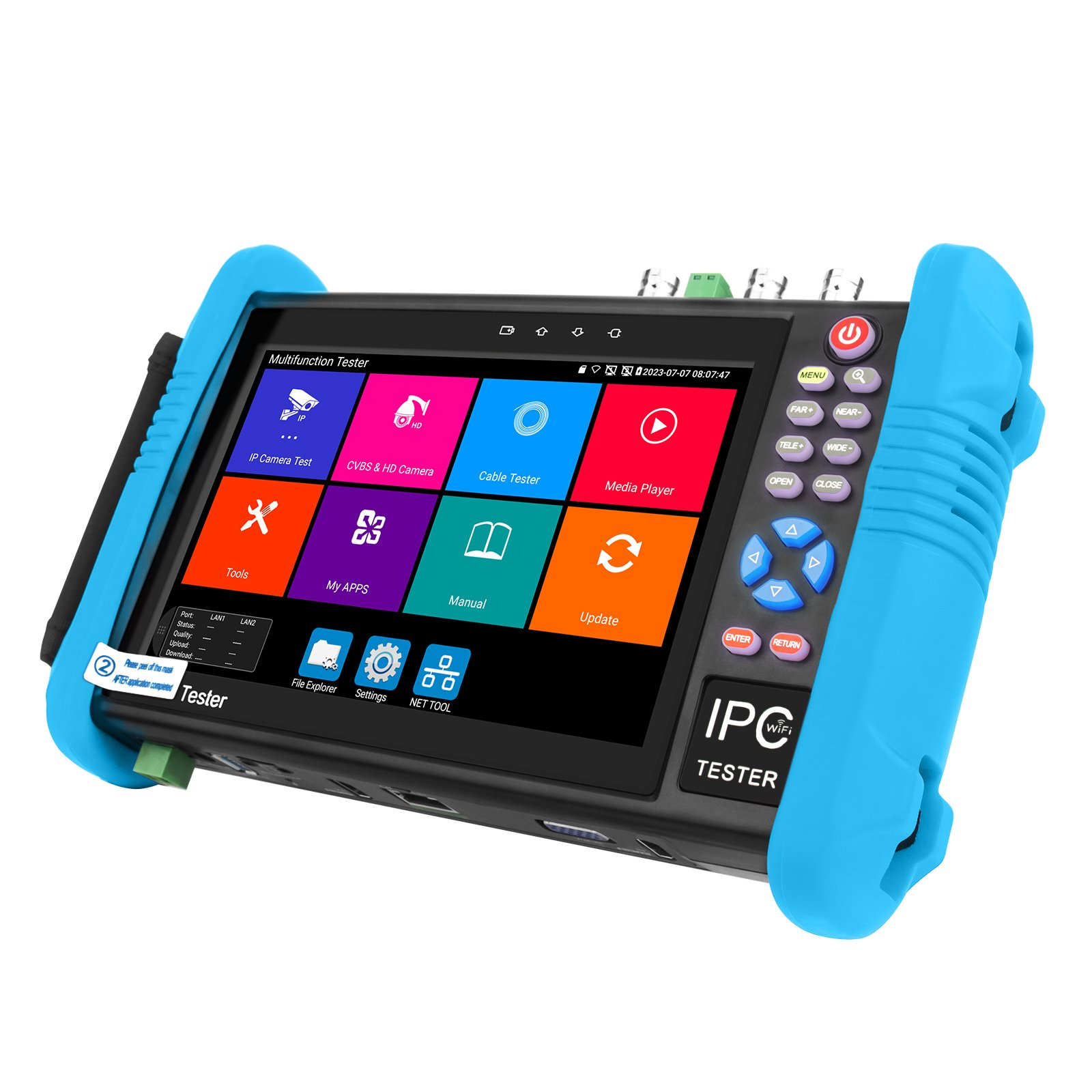 NOYAFA NF-IPC716ADHS PRO 7 inch All in one CVI TVI AHD 8MP EX-SDI HD-SDI 3G-SDI camera tester 4K HD CCTV tester