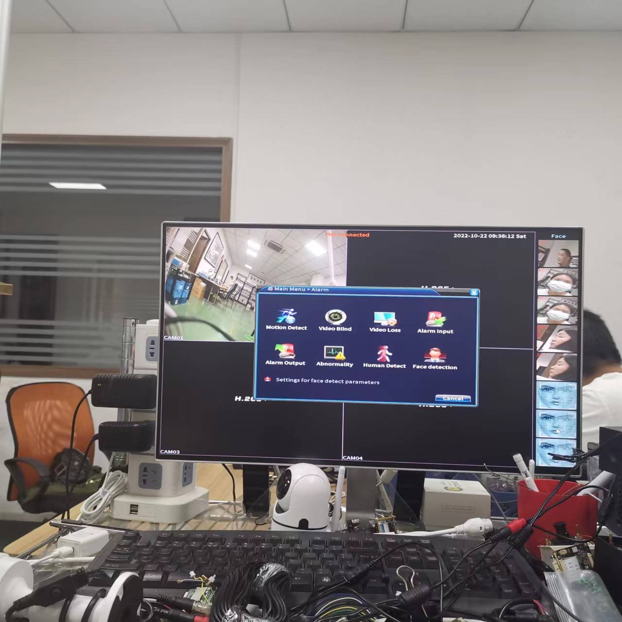 XMEYE DVR system 8ch digital video recorder connect AHD CCTV camera