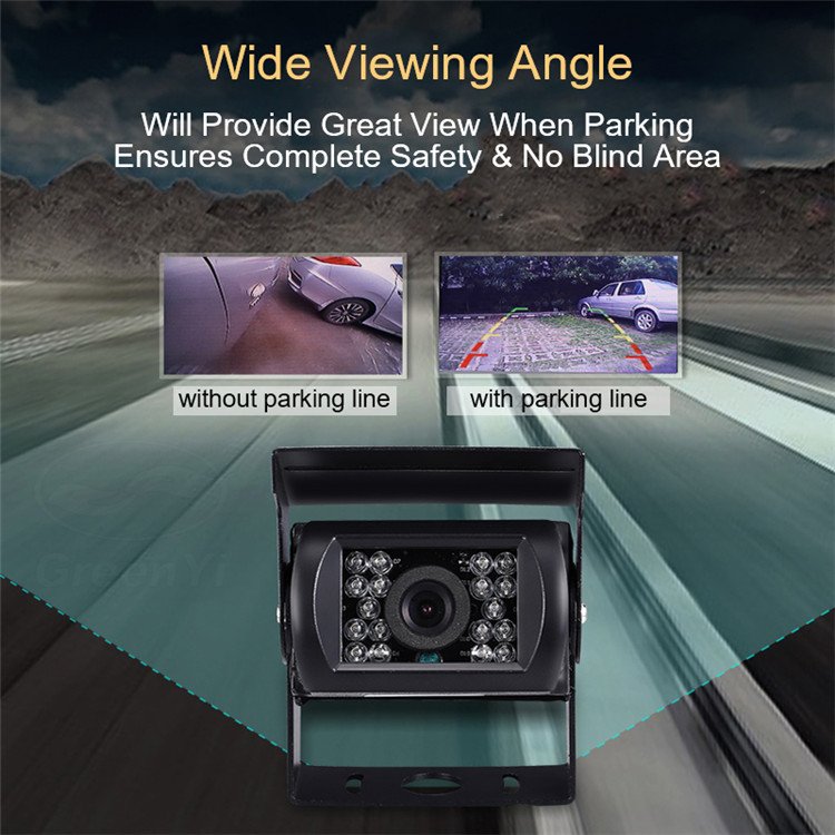 Full metal IR lights AHD 1080P Backup Camera For Truck Bus Vehicle