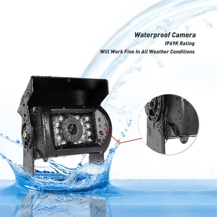 Full metal IR lights AHD 1080P Backup Camera For Truck Bus Vehicle