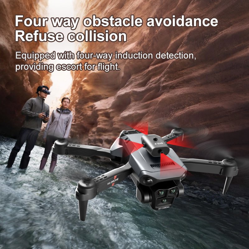 Led Light High Quality Video Rugged Personal Cheap Mini K6 Max Drone 4K Camera Free Shipping
