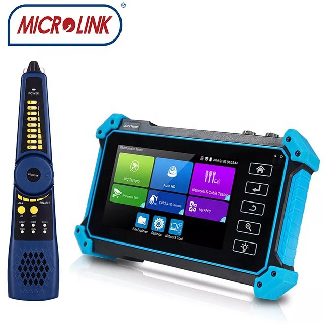 IPC-5200C Plus 5 inch CCTV Wi-Fi Tester POE Cable Tracer 4K Analog AHD TVI CVI SDI All In One IP Camera Tester