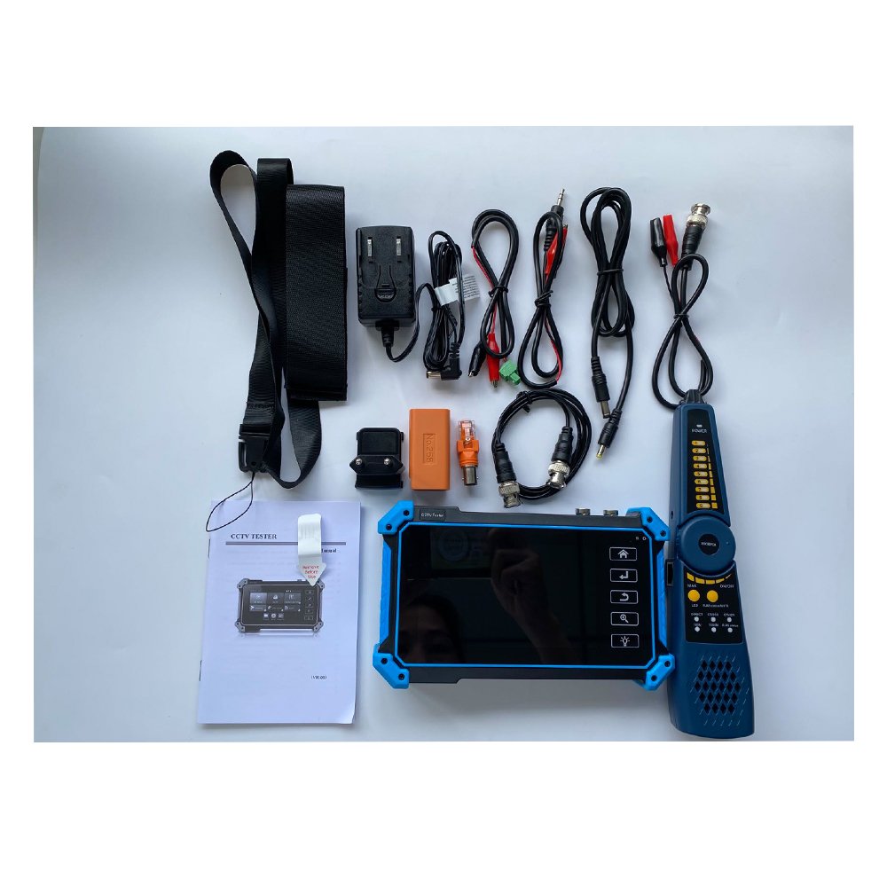 5INCH CCTV camera Tester Support 8MP TVI CVI AHD SDI Analog