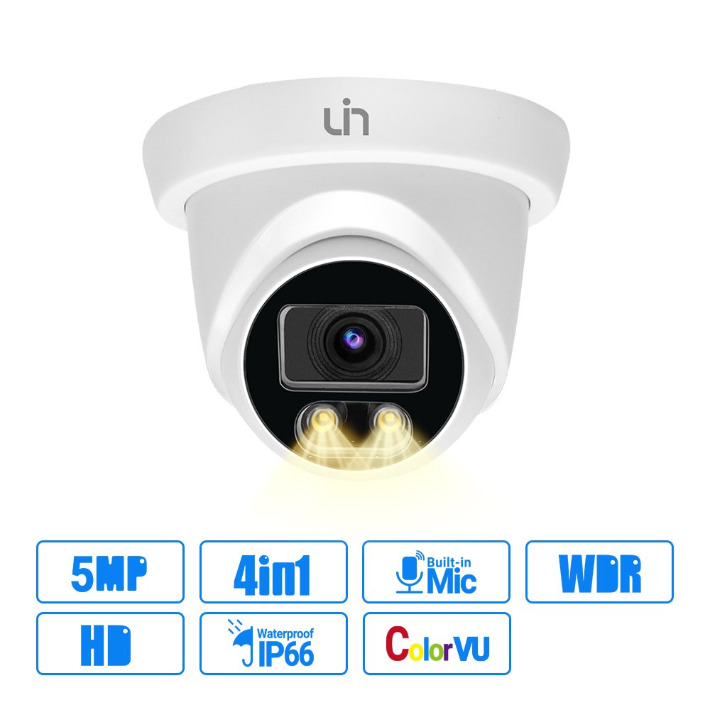 Manufacturer Price AHD 5MP Analog Camera Kit 8ch DVR 4-IN-1 Coaxial ColorVu Fixed Turret Camera CCTV Security System