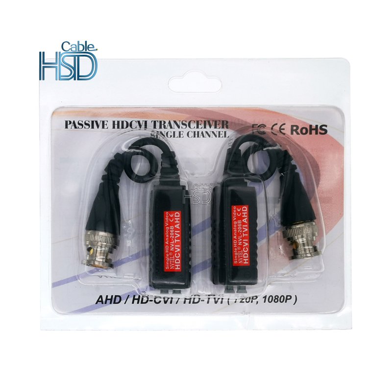 Single HD Analog BNC Video Balun Audio For CCTV Camera Full Hdcvi HDCVI TVI AHD Video Balun Connector