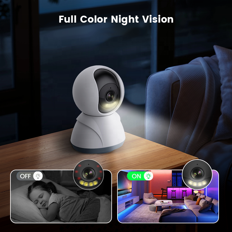 3MP home security wireless Remote monitoring night vision IP Baby Monitor with Two-way Talk motion detection wifi pet camera