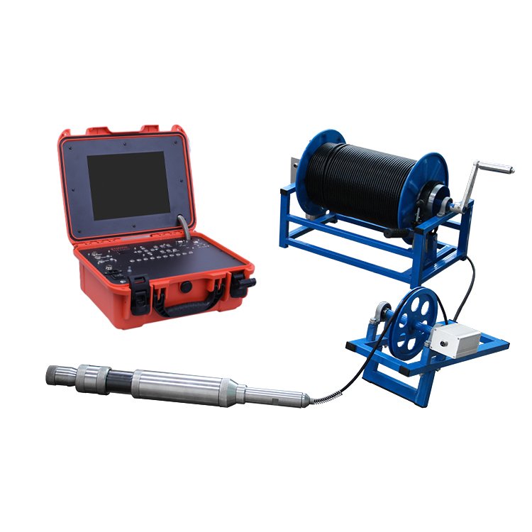 73mm Stainless Steel Under Water Well Inspection Dual Cctv Camera 360 Degree Rotate 300m Borehole Inspection Camera