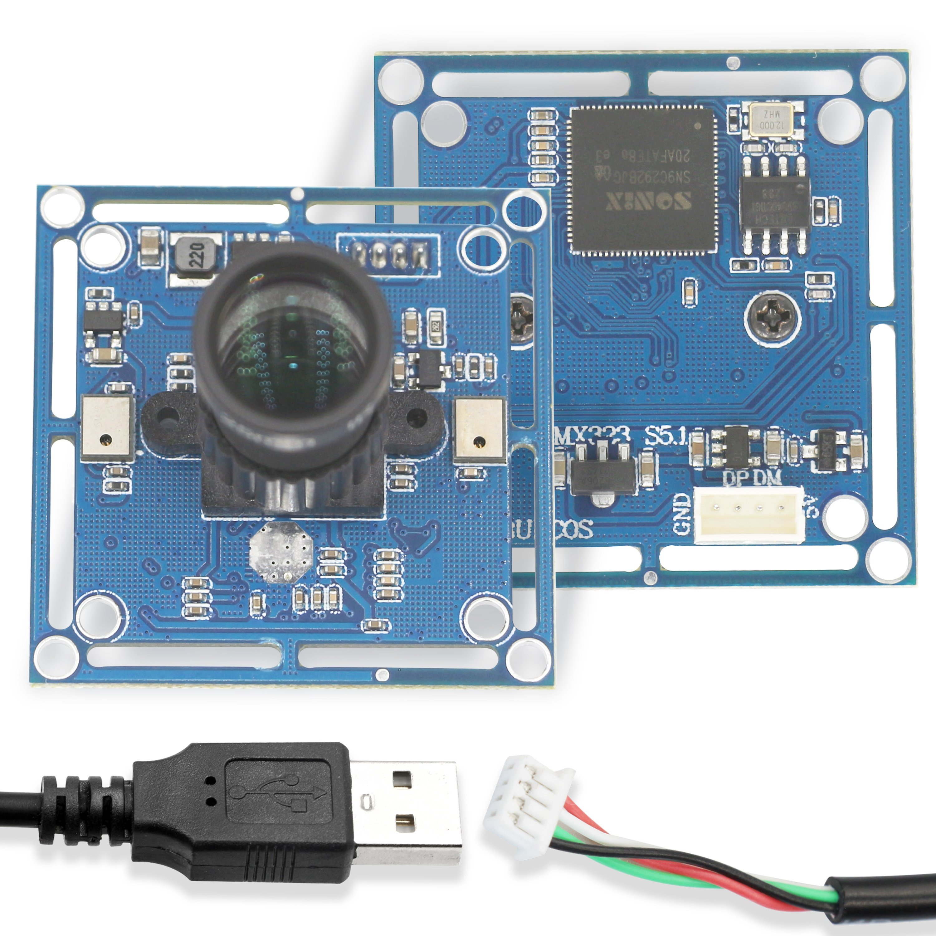 OEM IMX323 HD 2Megapixel Low Light 15 Degree Fov MF Telephoto Wide Angle Lens Cmos image Sensor Mini Camera Module 1080P