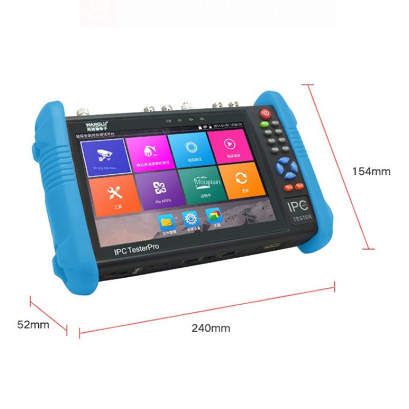 Ipc-9800 Cctv Ip Camera Tester 7 Inch Ips Telecom Pulse Reflection Testing Tdr Cable Tdr Test Cable Quality Test Ipc Tester