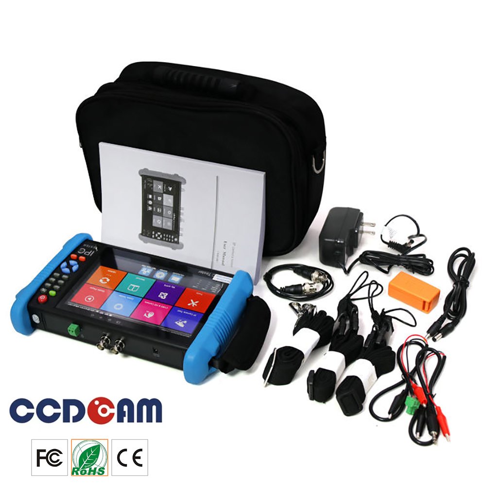 Ipc-9800 Cctv Ip Camera Tester 7 Inch Ips Telecom Pulse Reflection Testing Tdr Cable Tdr Test Cable Quality Test Ipc Tester
