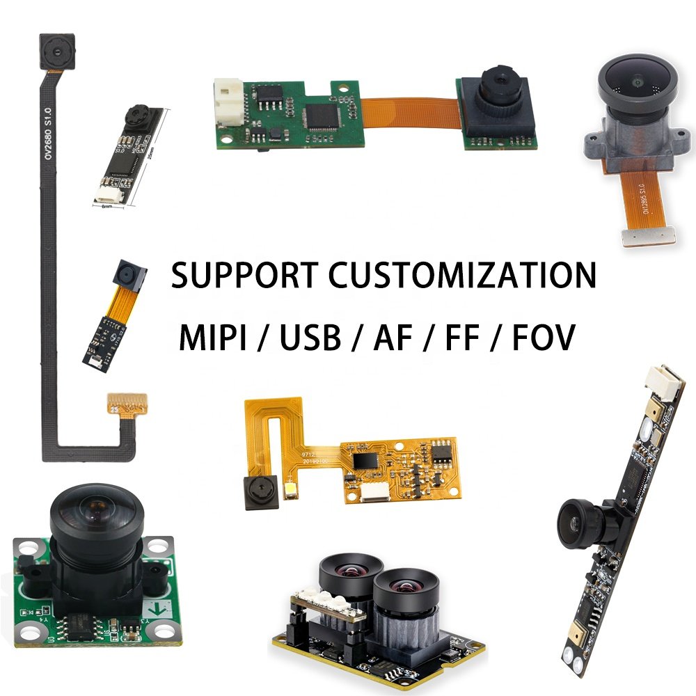 Low Price 1/10 inch Hd 0.3MP GC0309 VGA CMOS QR Code Scanning Mini Camera Module USB2.0 with Led