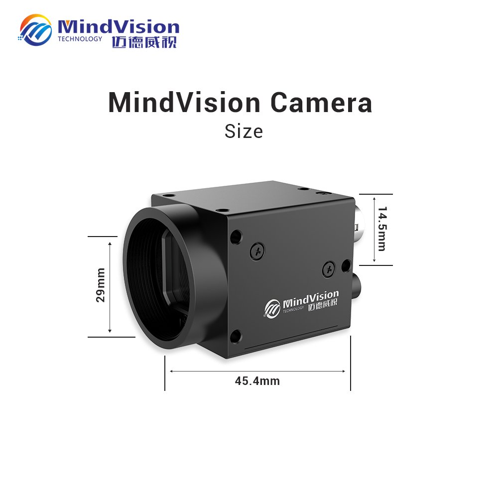MindVision USB3.0 Area Scan Industrial Camera Rolling Shutter 20MP IMX183 19.5FPS 1'' CMOS Machine Vision inspection C Mount