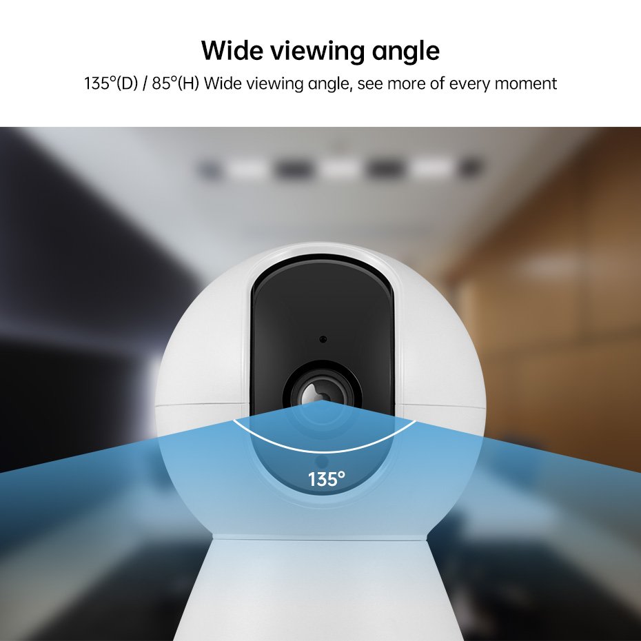 KERUI 5MP Network Camera Tuya Smart Wireless Camera Home Security Auto Tracking Wifi Camera Indoor Surveillance App Control