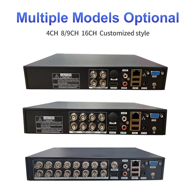 5 IN 1 Security System XVR H.265 4 8 16 Channel 5MP Surveillance CCTV DVR for Camera