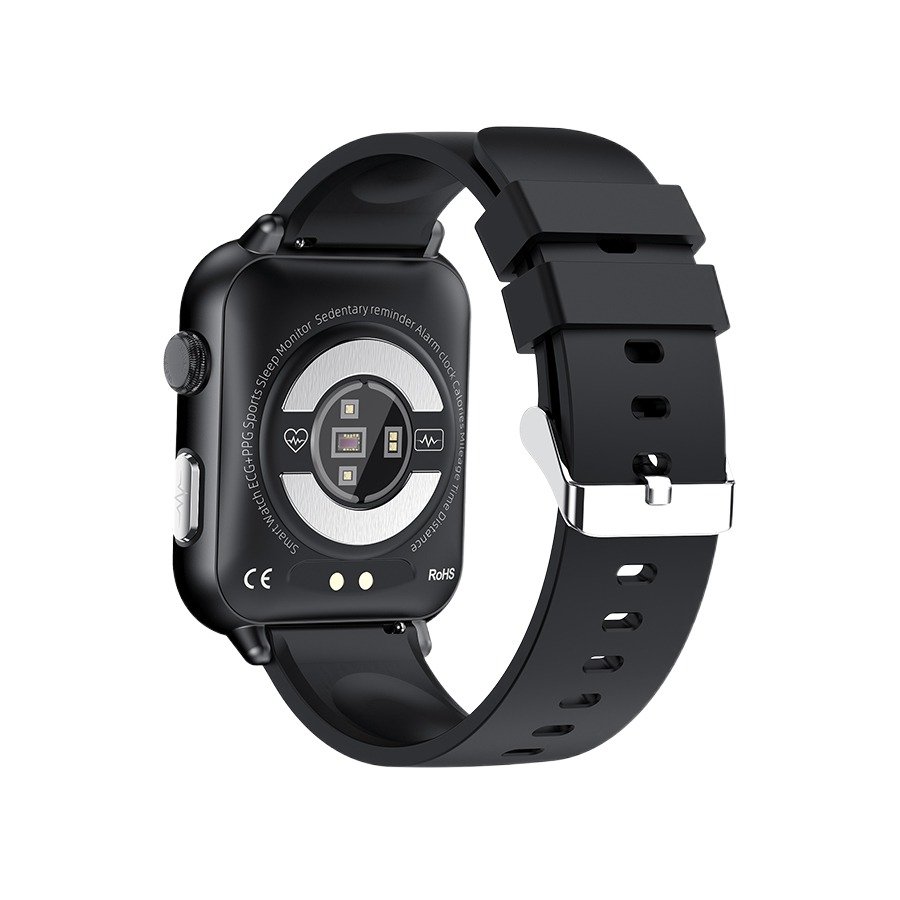 New Smart Watch Electrocardiogram ECG Health Monitoring Body Temperature Blood Pressure Oxygen E200 IP68 Water Resistant