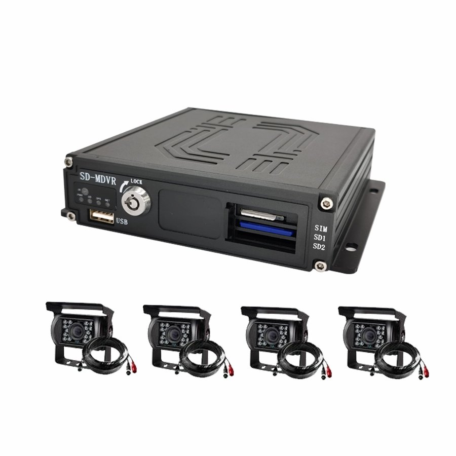 4-channel dvr Movil 1080P MDVR GPS 4G WiFi DSM 4 channel dvr with camera