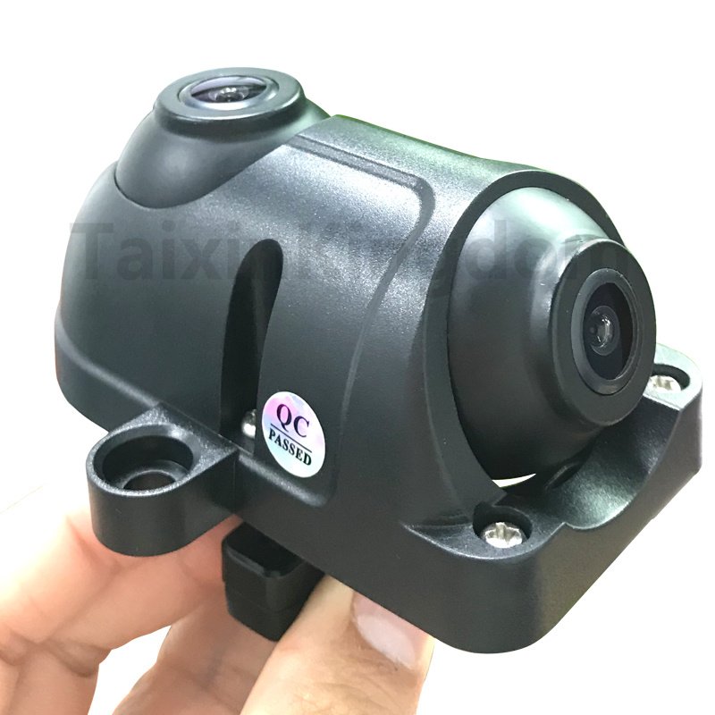 Poland dual lens waterproof night vision analog camera AHD/SONY/CMOS dual mode truck monitoring probe NTSC/PAL system
