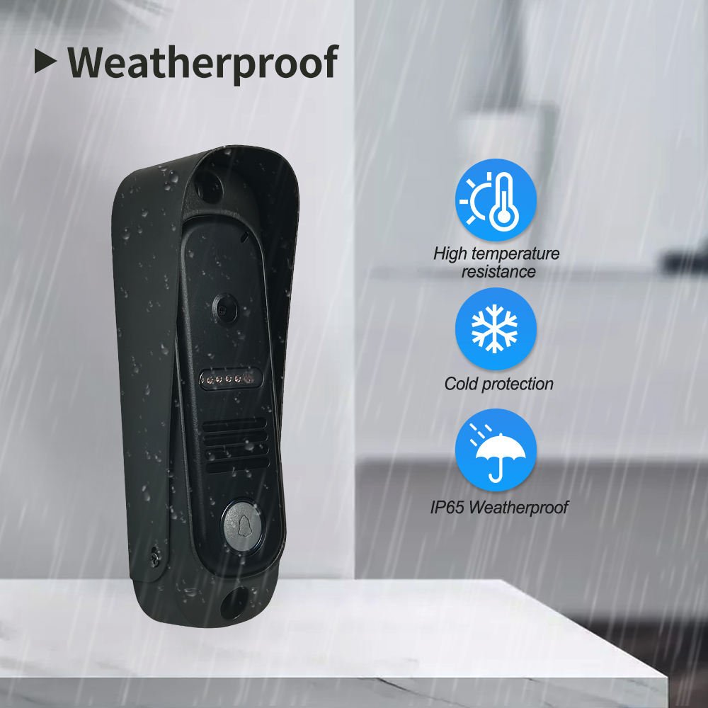 High quality Visual Home Doorbell Video Door Phone 4 Wired Video Intercom System Camera For Villa