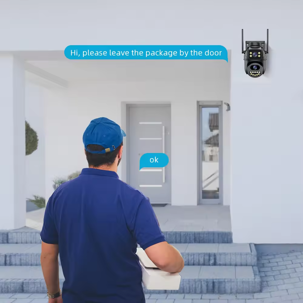 XM Icsee Mini Wifi Camera Smart Ai Human Motion Detection Network Camera With Night Vision Wireless Security Ptz Outdoor Camera