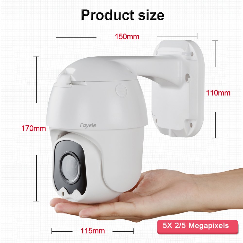 CCTV Factory Cheap AHD 5MP PTZ Camera 5X Zoom CVI TVI CVBS 4-IN-1 Analog 1080P BNC Coaxial RS485 2MP IR Dome Security Camera