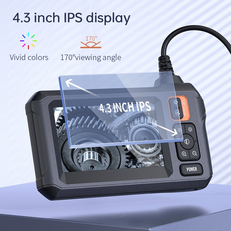 C30-M 4.3'' IPS Screen Automotive Borescope Analog Camera Scope Industrial Sewer Camera Building Pipe Pipeline Inspection camera