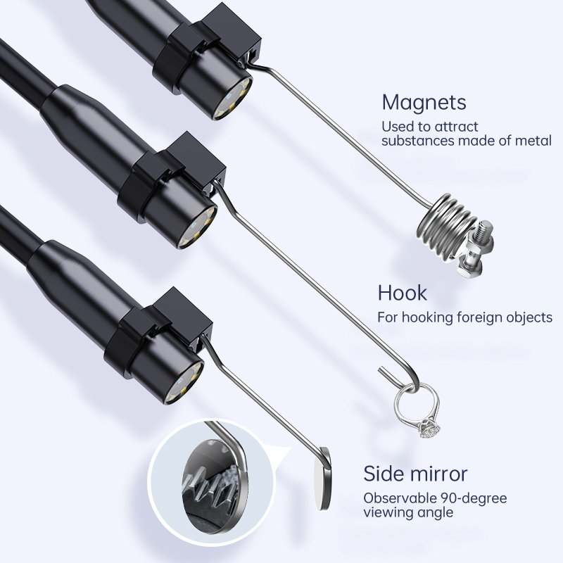 C30-M 4.3'' IPS Screen Automotive Borescope Analog Camera Scope Industrial Sewer Camera Building Pipe Pipeline Inspection camera