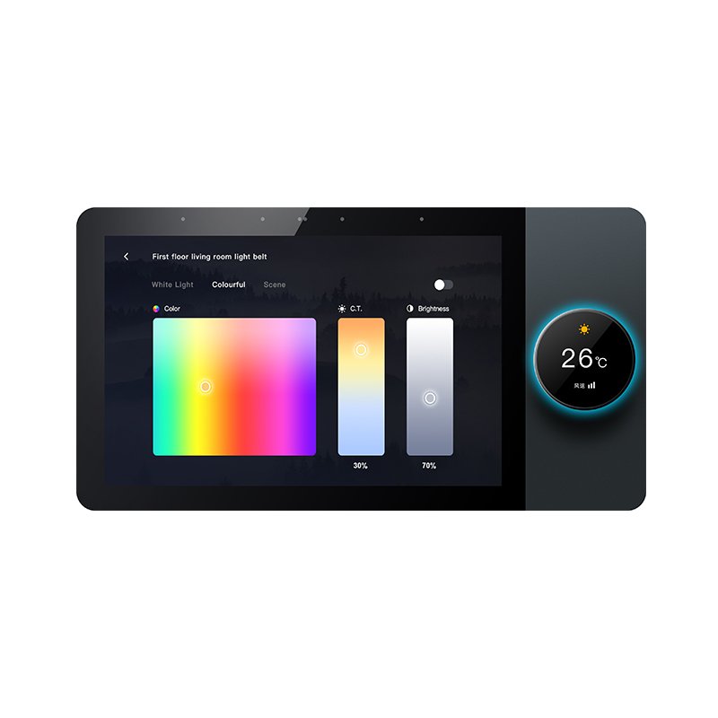 8 inch smart Control Mini Panel Touch screen Smart Home control Curtain play music with zigbee gateway home automation