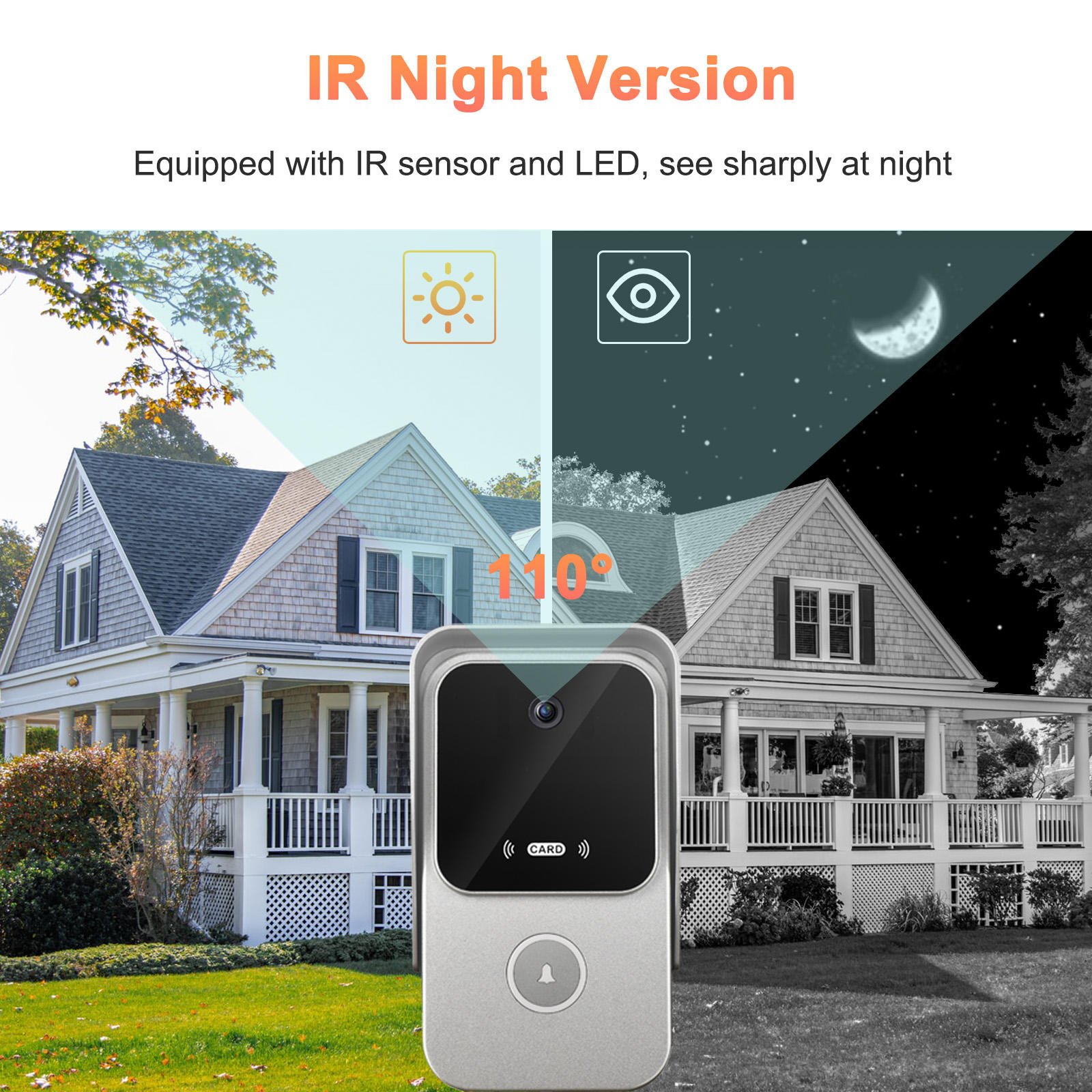 2-Wire Night Vision Smart video intercom 7 Inch Screen Home Video Intercom For Villa