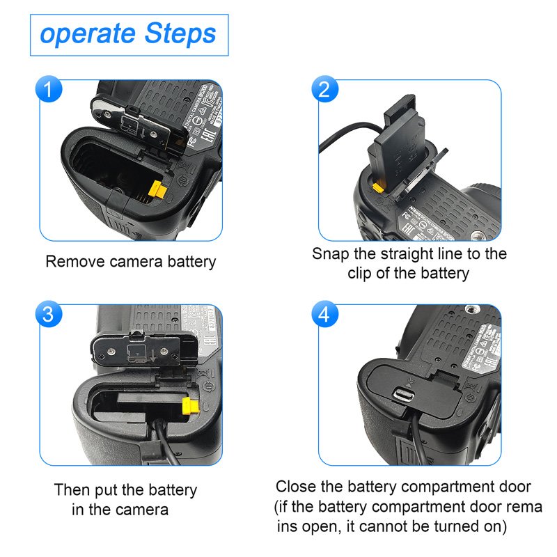 Fake Battery EP-5A EN-EL14 For Nikon Camera External Power Adapter